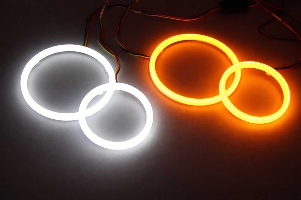 Cotton LED ангелски очи за  БМВ, ГОЛФ, ХОНДА.