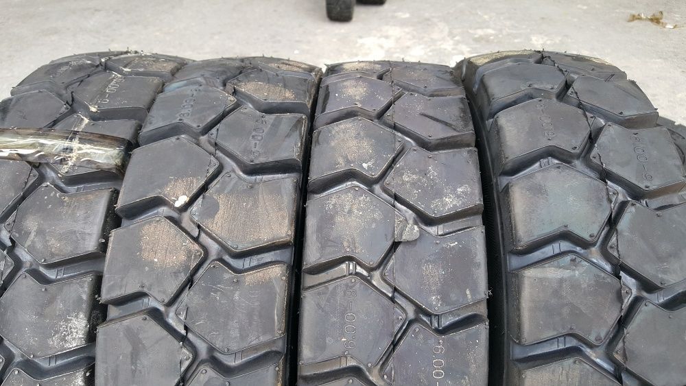 Anvelope noi 6.00-9 industrial camera inclusa cauciucuri cu 12 pliuri