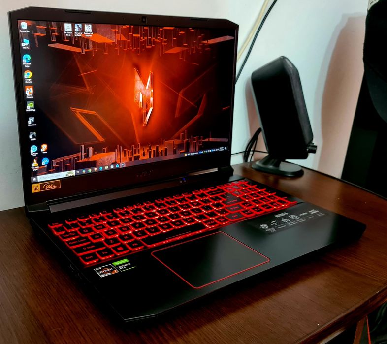 Laptop Gaming Acer Nitro 5 / Ryzen 7-4800H / Video GTX 1650Ti / 32 Gb Ram/2x SSD