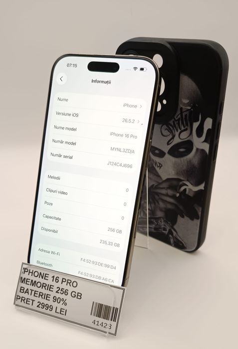 iPhone 16 PRO   256 GB