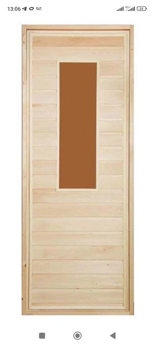 Деревянные двери для бани