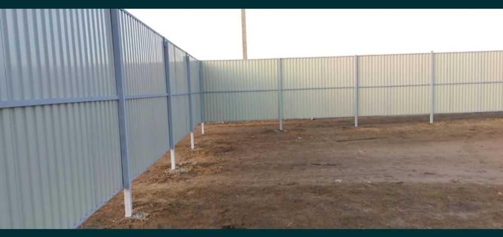 Установка забора