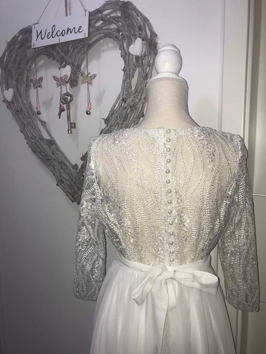 Rochie albă cununie civilă