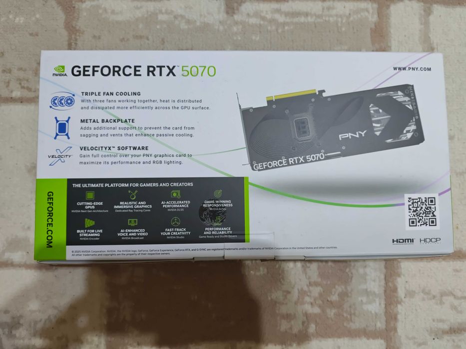 PNY GeForce RTX 5070 OC Triple Fan