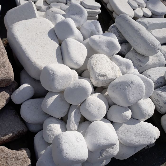 Белая галька, крошка, меотис