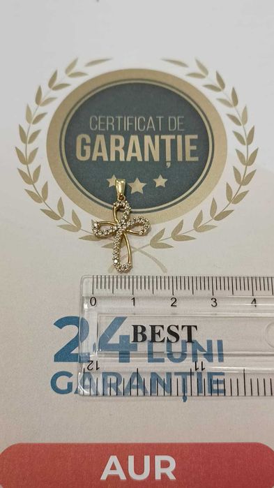 [AG24 Harlau B.45649.1] Pandantiv aur 18k 1.60g - Garantie 2 ani!