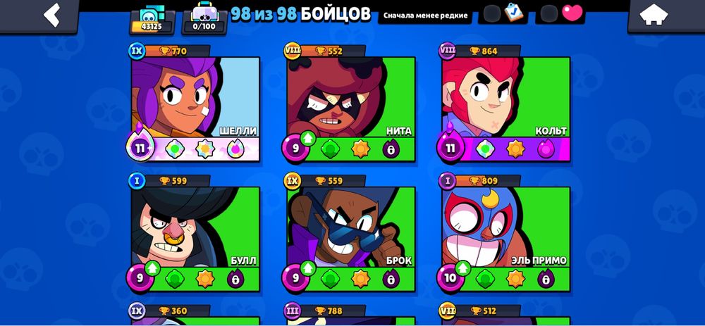 Аккаунт бравл старс