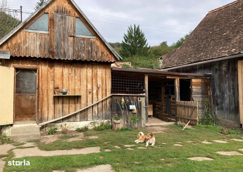 Casă săsească, în Transilvania