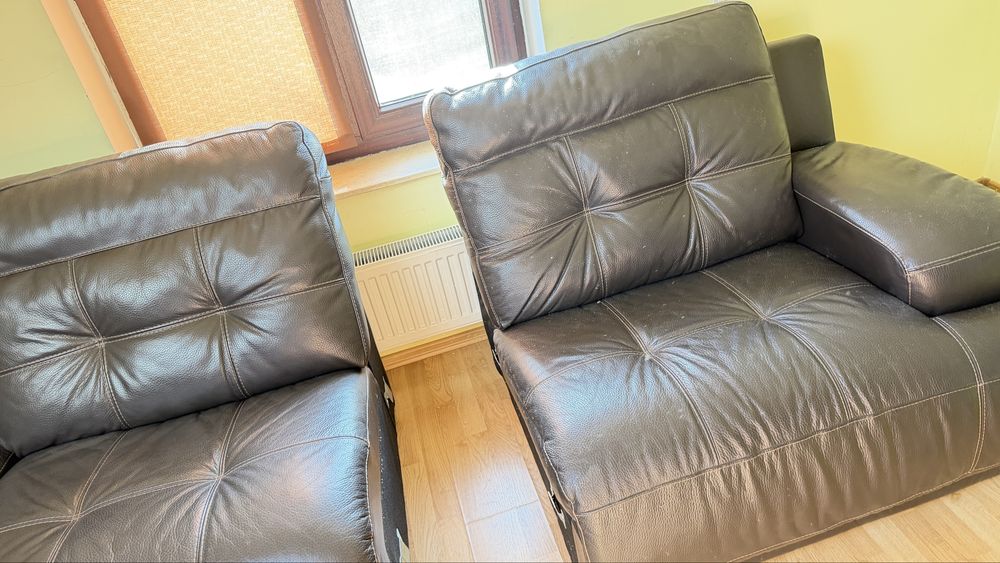 Coltar piele naturala