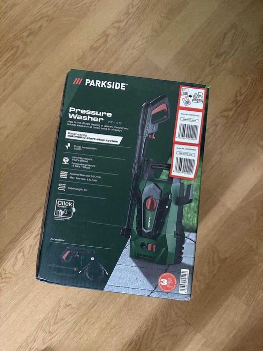 Aparat spalat presiune - Vap - Parkside, nou, sigilat, garantie 3 ani