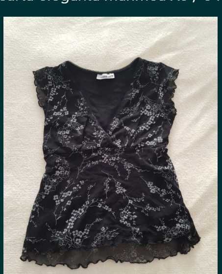 Bluza maneca scurta eleganta marimea XS / 34