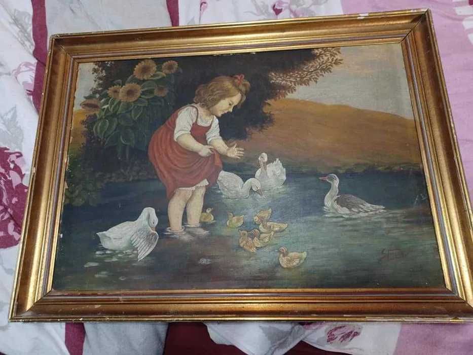 Lot vintage de 6 picturi