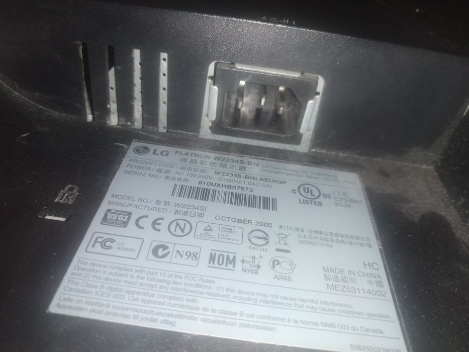 LG Flatron W2234S BN