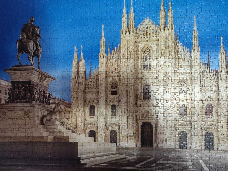 Наредени пъзели (залепени).