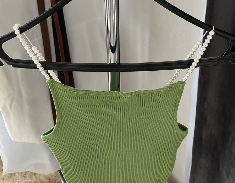 Платье в рубчик + накидка