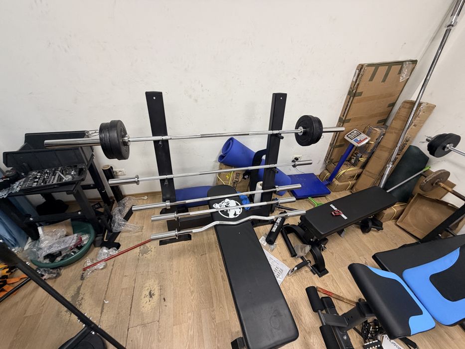 Bari olimpice 50 mm noi, de la 120 cm. Pana la 220 cm si 20 kg si z