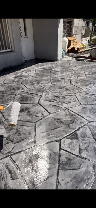 Щампован бетон и шлайфан бетон