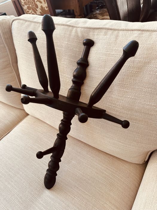 Антична датска дървена закачалка – масив, ок. 1900 г.