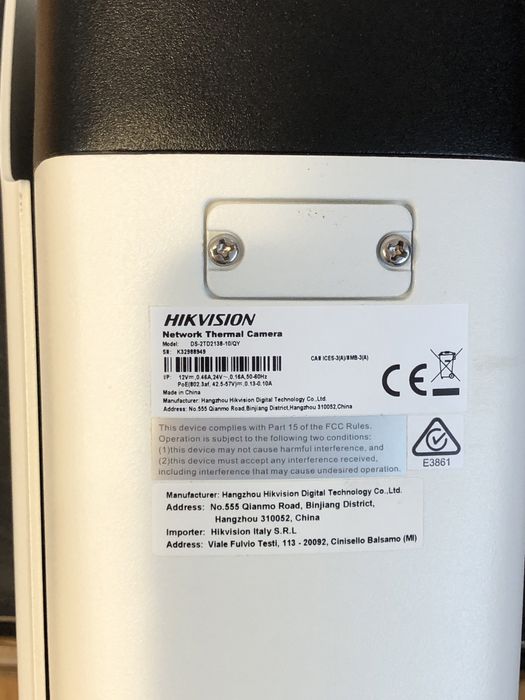HIKVISION DS-2TD2138-10/QY Camera ip supraveghere cu termoviziune