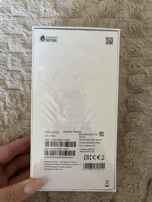 Oppo A78 5G черный