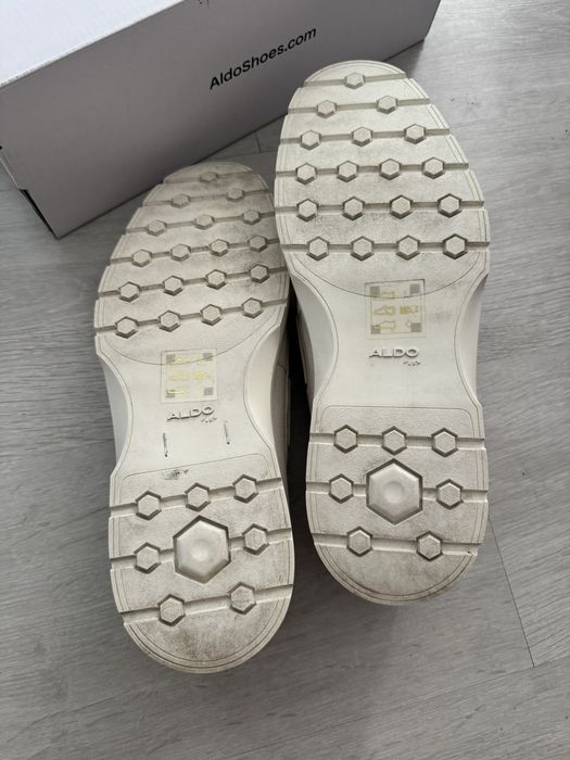 Mocasini loafers Aldo piele intoarsa