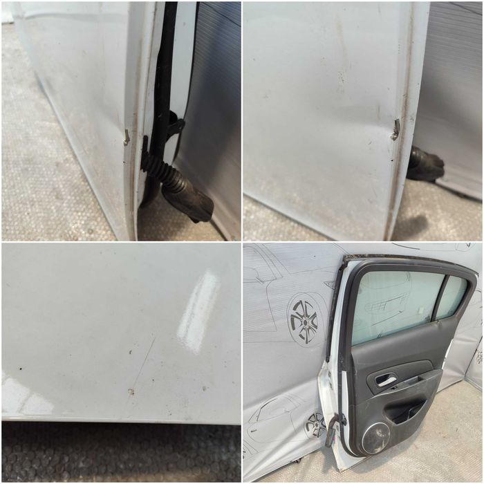 Ușă Spate Dreaptă Chevrolet Cruze Hatchback Alb Cod OEM 95987764 2013 / [2009-2016] / (1D)