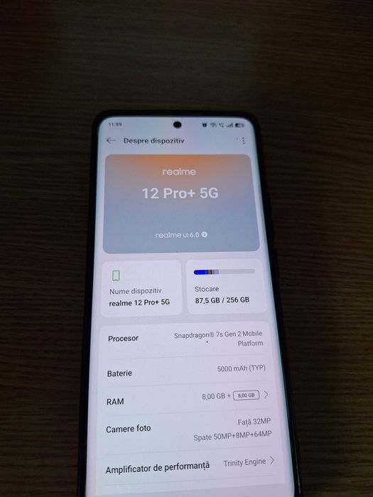Vând schimb Realme 12 pro plus 5g full box