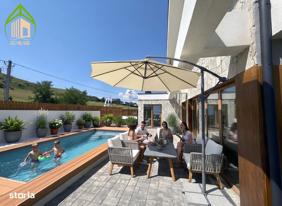 Vila Exclusiva cu Gradina si piscina Individuala ,direct Dezvoltator