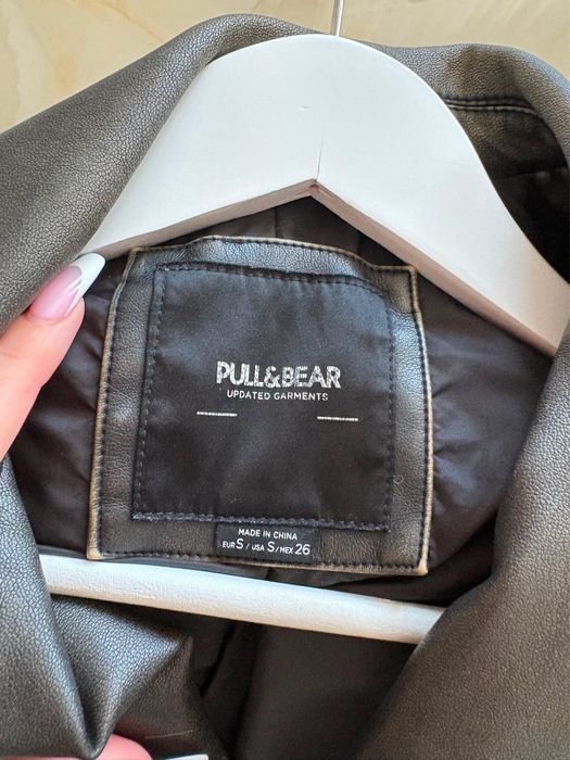 Кожено яке pull and bear