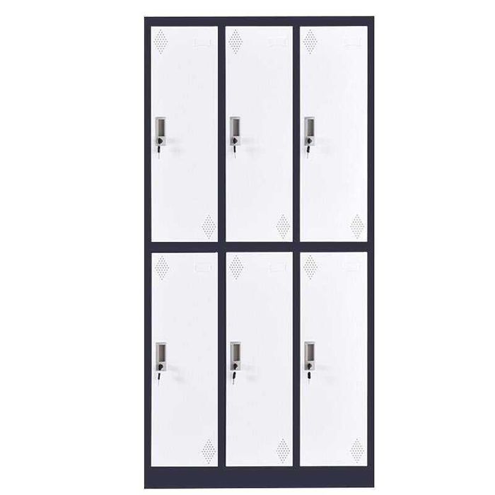 Шкаф для персонала с полками и вентиляционными отверстиями