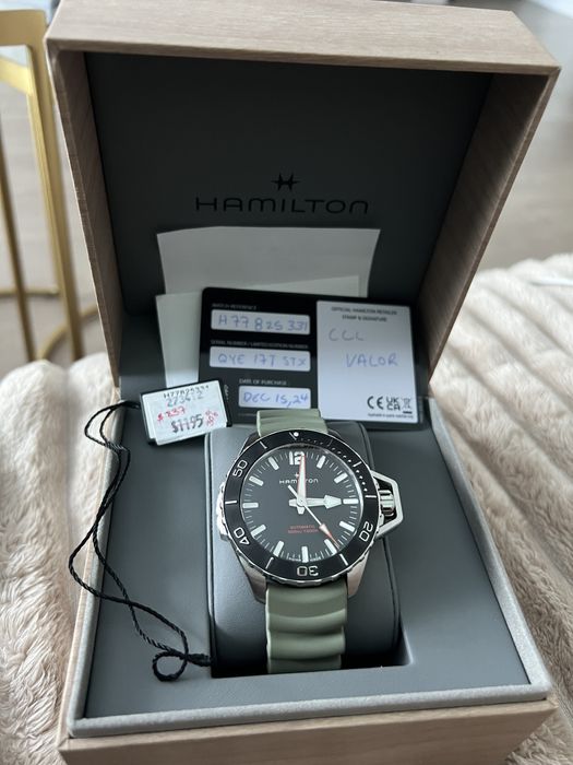 Hamilton Khaki Navy Frogman Automatic NOU