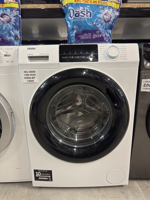 Mașină de spălat rufe slim 8kg Haier HW80-BP14929, factura si garantie 12 luni