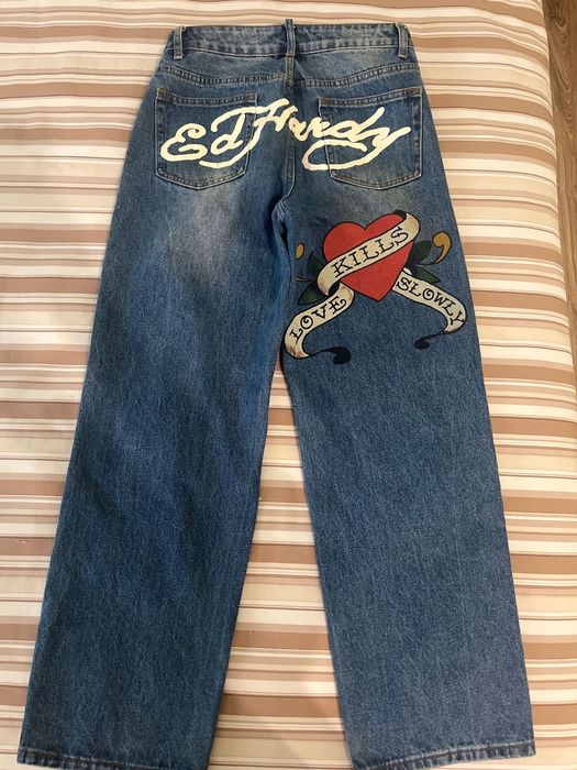 Дънки ed hardy x urban outfitters