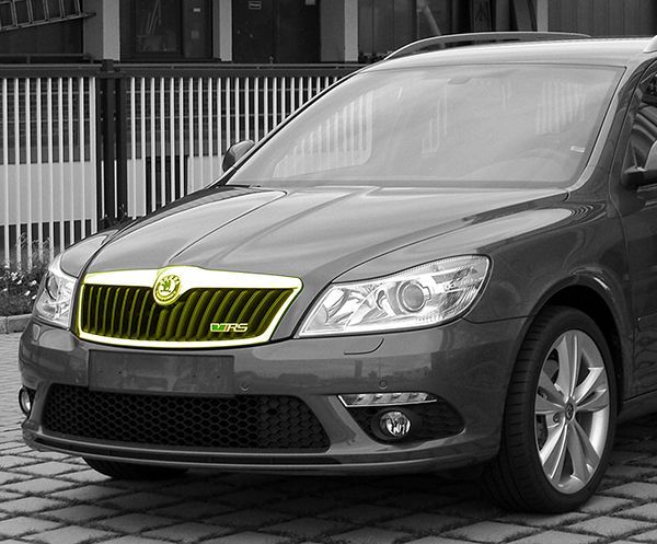 Grila radiator Skoda Octavia II Sedan/ Combi 1Z 2009-2013 Grila masca Skoda Facelift RS