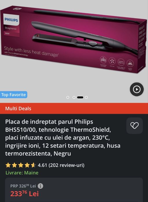 Placa de par Philips Seria 5000 noua