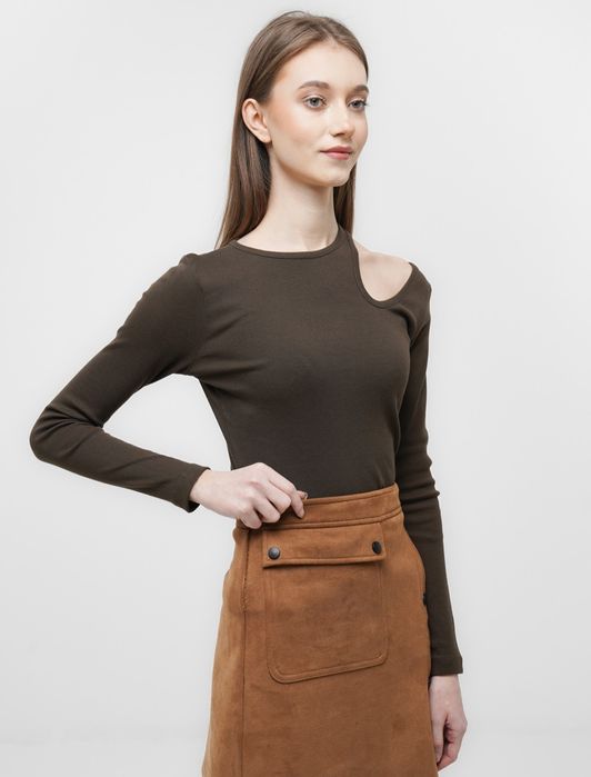 Женский топ с длинным рукавом