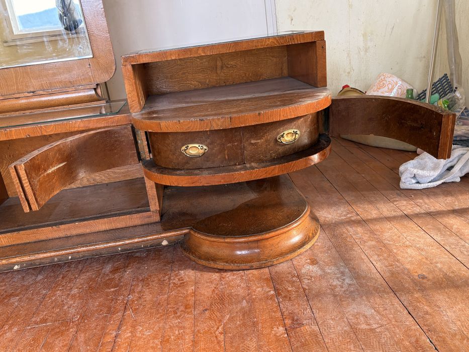 Масивен спален комплект от 5 части