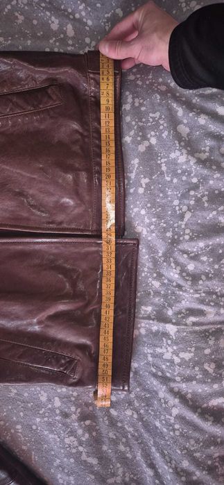 Geacă Piele Naturală M&S Autograph -Calitate Premium- Stil Café Racer