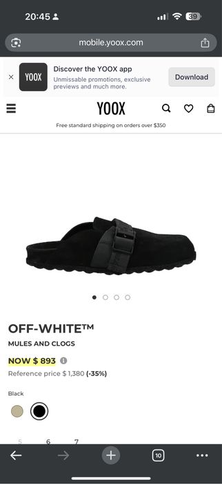 Vand saboti Off White originali