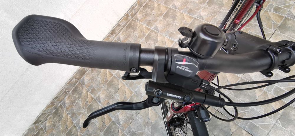 Bicicleta CUBE Touring EXC TRAPEZE Red White 2024 M (54 CM)-STARE: CA NOU