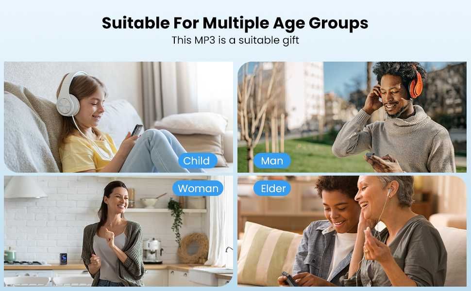 64GB/128GB MP3 плейър с Bluetooth от ZOOAOXO M900