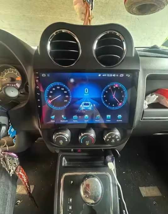 Мултимедия 10″ Android 14 за JEEP DODGE WRANGLER CARPLAY навигация RDS