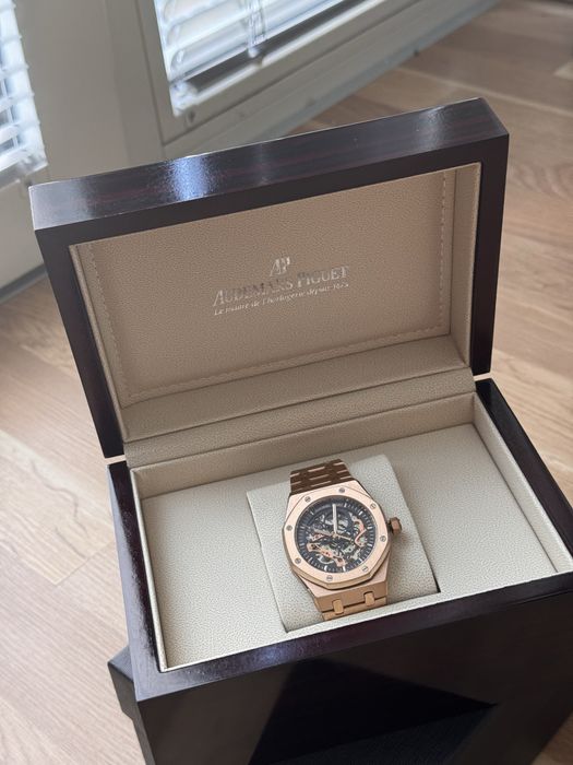AP Royal Oak Skeleton Rose Gold