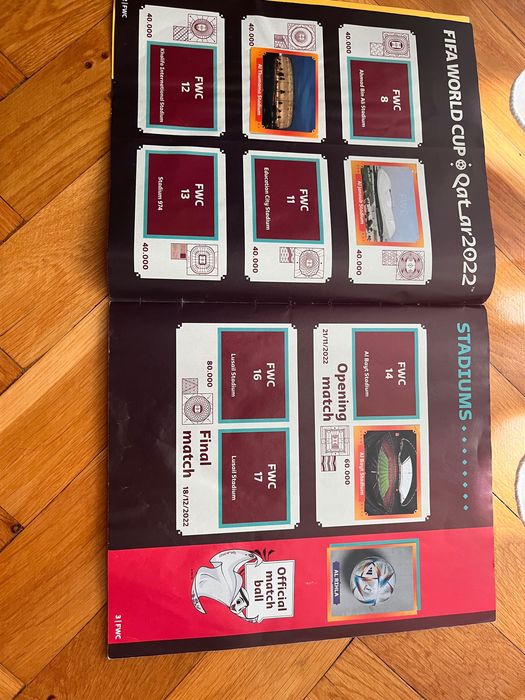 Album panini cupa mondială 2022(am investit 405 lei)are Ronaldo messi mbappe neymar