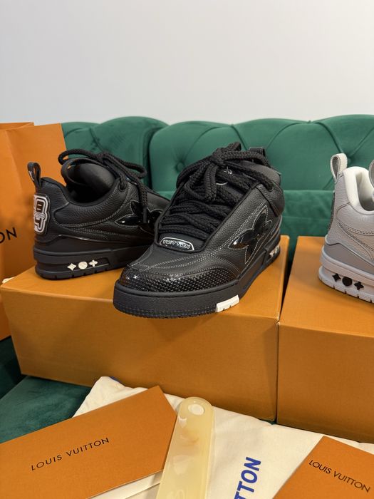 Adidasi Louis Vuitton Skate piele naturala 100% Full Box colectie noua