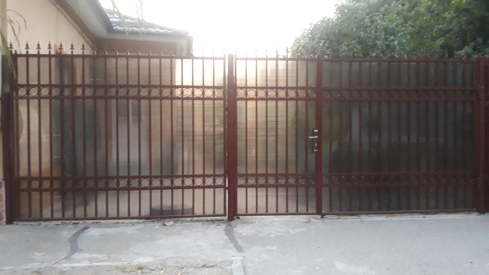 Confectionez porti metalice din teava rectangulara simpla sau amprenta
