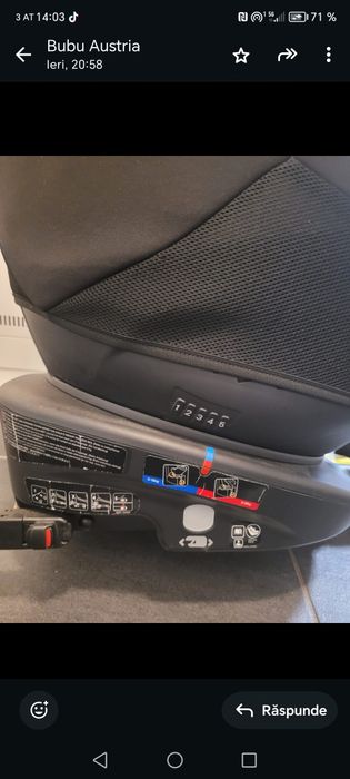 Scaun de masina cu isofix de la jole