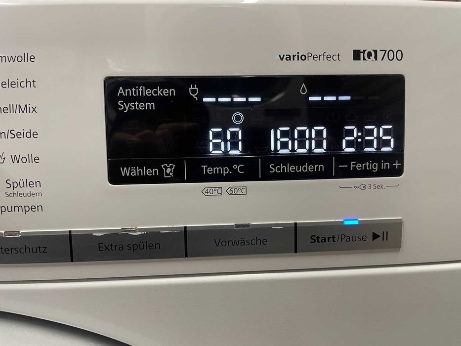 Пералня Siemens iQ 700 varioPerfect 8 кг 1600об./мин А+++