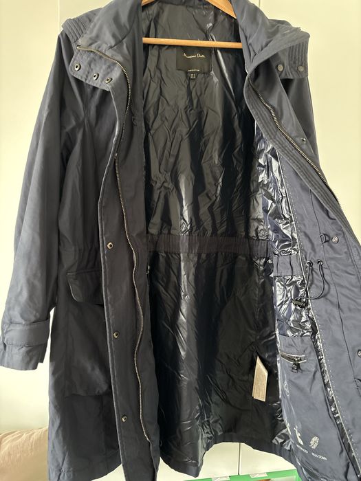 зимно яке пух, водоустойчиво, massimo dutti, XL, 3 в 1