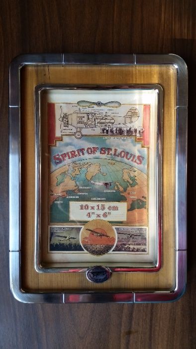 Луксозна фото рамка за снимки Spirit of St. Louis - Отличен подарък!